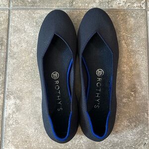 Rothys Black Flats size 8.5